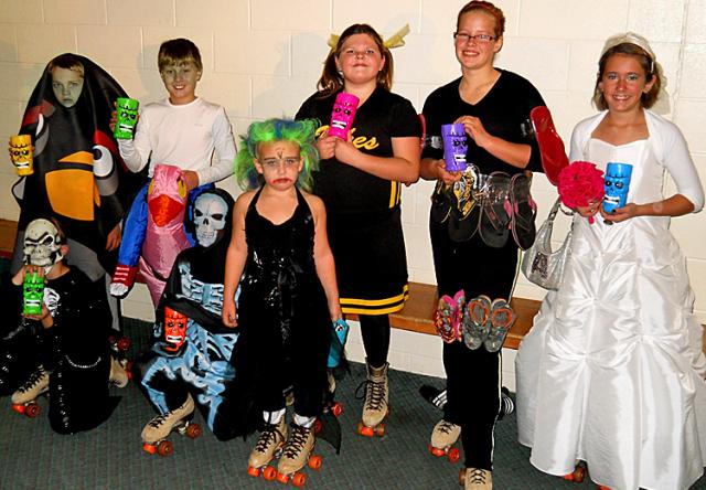 The VPRD Halloween Costume Contest winners were honored at Skate Center.