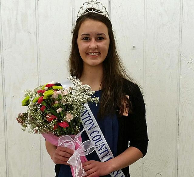 Benton Co. Dairy Princess Ally Bierschenk is among the candidates for Iowa Dairy Princess.