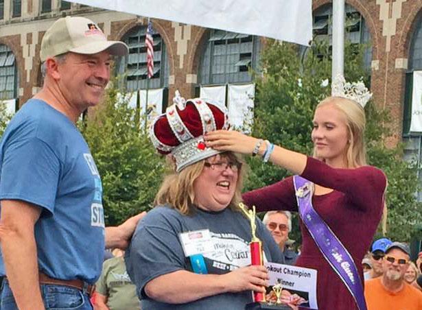 Cookoff Queen: Dawnette Richards won the championship with her butter sage turkey recipe.