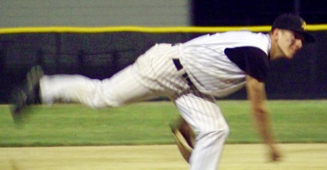 Darrin Charlier pictched for the Vikings in Game 2.