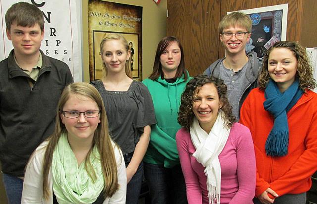 These VSHS speech students will compete in the State event Saturday.