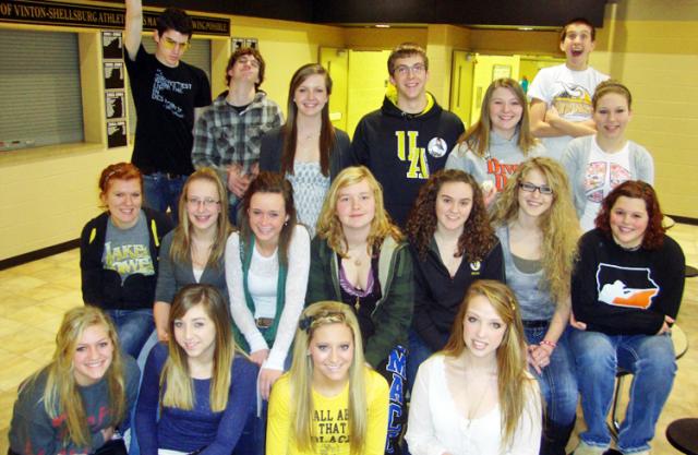 Many VSHS speech students earned Division 1 ratings from judges at Large Group event Saturday.