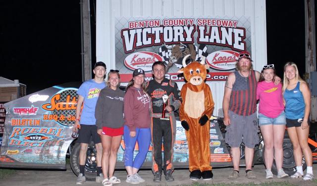 Dylan Thornton ended his weekend the same place he started it, victory lane. (Photo by Jim Wittke)