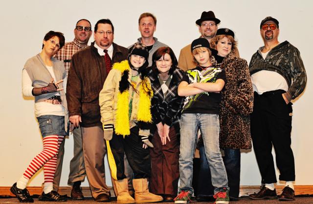 The cast of Christmas Unwrapped will present their play on Christmas Eve at 6 pm at Oak Grove Church