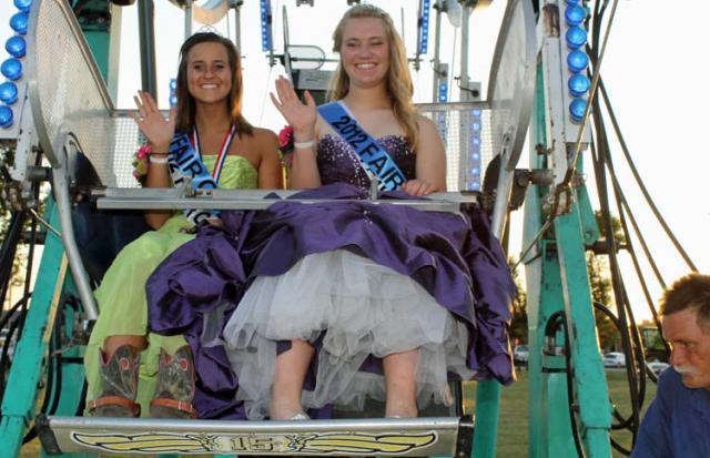 2012 Fair Queen Felicia Hertle & Princess Natalie Hanson will crown 2013 royalty at the B.C. Fair.
