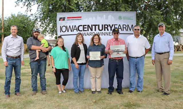 The Gordon Spurgeon Family Farm recognized as a Century Farm