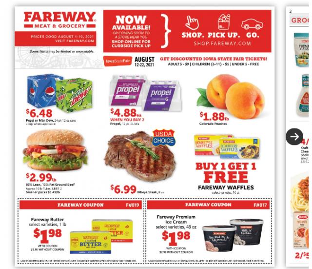 Fareway ads will now be found only online and in your local store.