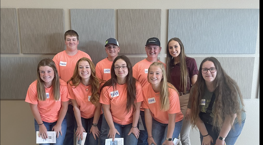 Top L-R: Andrew Pingenot, Cooper McClintock, Will McKenna, Annabelle Newton Bottom L-R: Grayce McClintock, Izzie Birker, Megan Schlitter, Alana Fleming, Juliana Luis