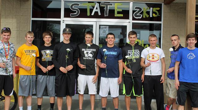 State track: Vikings attended an event in their honor at Ehlinger's on Tuesday evening.