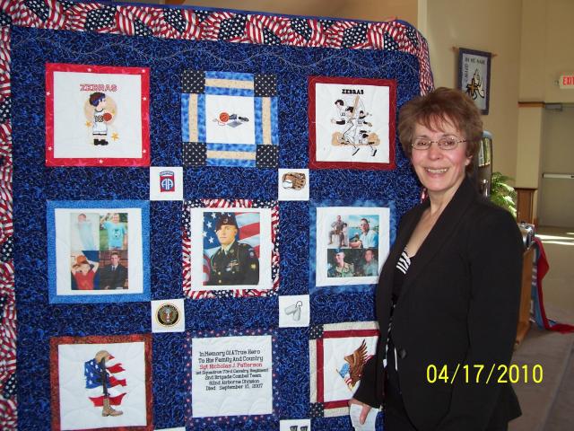 Betty Nielsen spoke to an audience at Bethlehem Lutheran Church Saturday morning.