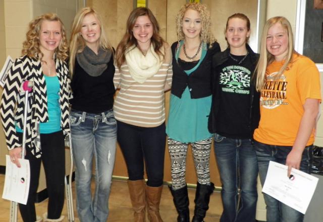 Academic All-State honorees included VSHS golfers pose for a photo Friday.