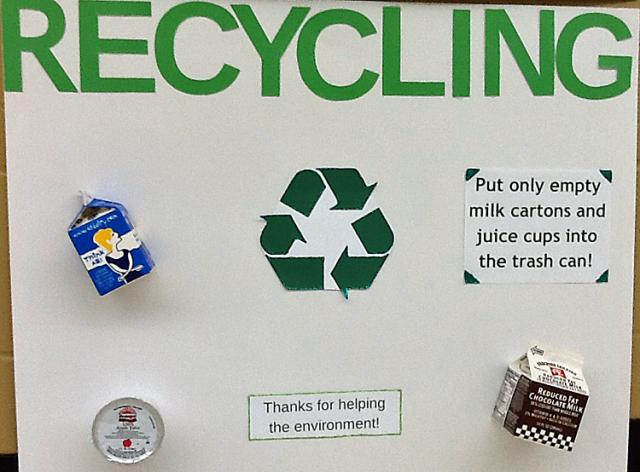 VSHS communication students have been promoting recycling with posters, articles and videos.