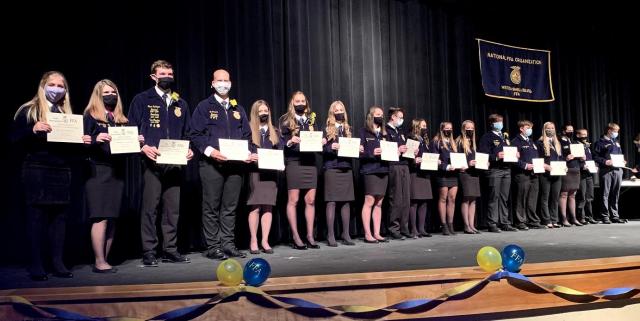 FFA Members who competed in sub-districts were recognized at this year's banquet and barbeque