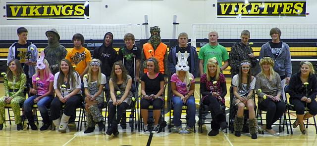 VSHS students will choose a 2011 Homecoming King and Queen from among these candidates this week.