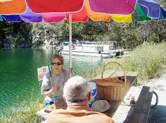 Mike and Carolyn Hibbs enjoy their outings, despite handicaps.