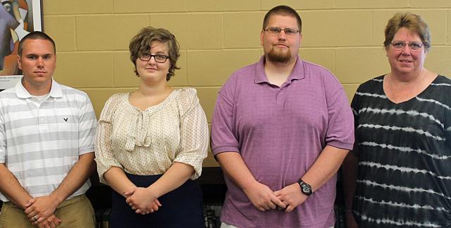 New VSHS teachers: Brian Sheston, Annie Carlson, Tony Hamburg and Laura Hammersley.