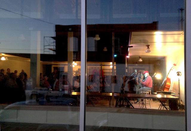 The Farmers Mercantile building in Garrison again echoed with music Saturday.