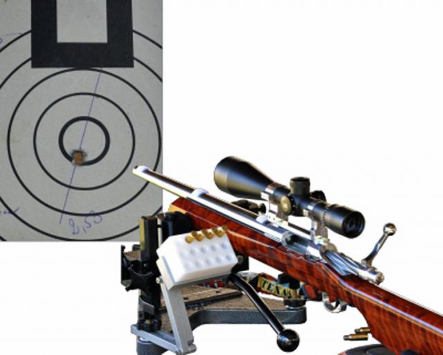 The equipment used in bench rest shooting.