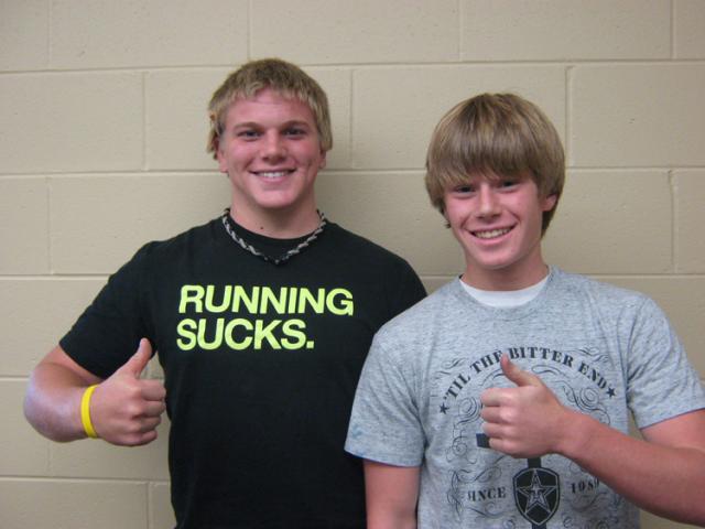 Matt De Vries and Hunter Vogt