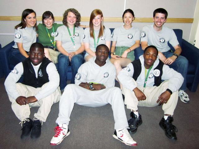 Maple 4 team left to right : Gaby, Darcy, Hillary, Christina, Diana, Phil, Drew, Sam and Greg