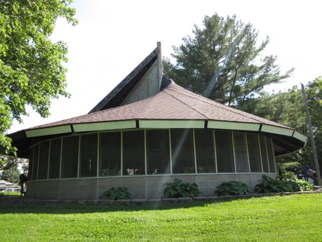 Newly Painted Hummel Shelter