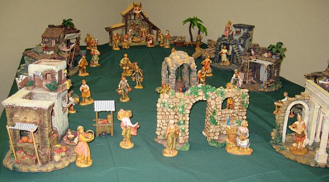 This Fontanini village is part of the Wesley UMC Nativity Walk this Sunday afternoon.