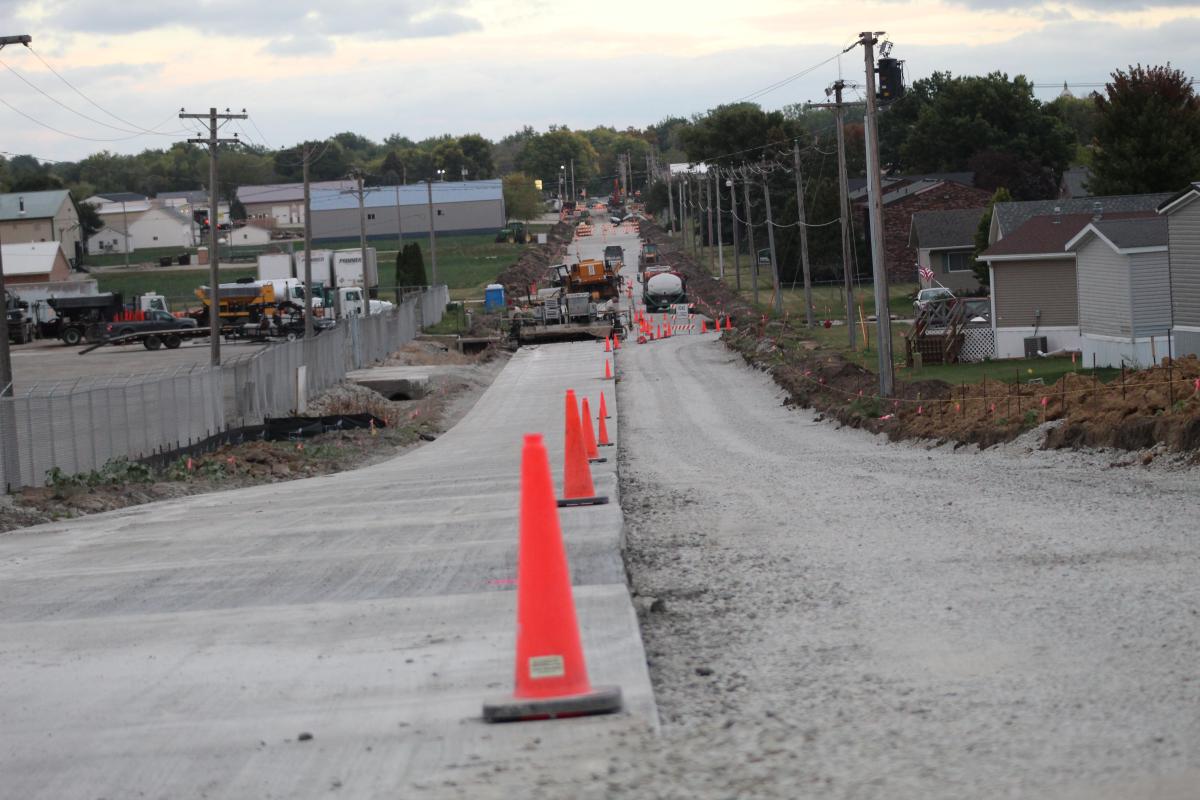 1st St. West is still under construction