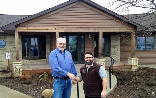 Dave Coots and Matt Purdy, Benton Co. Conservation Director