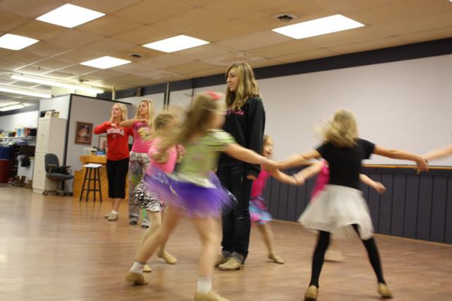 Cooling Dancers join in preparation as mice and beetles in the production of