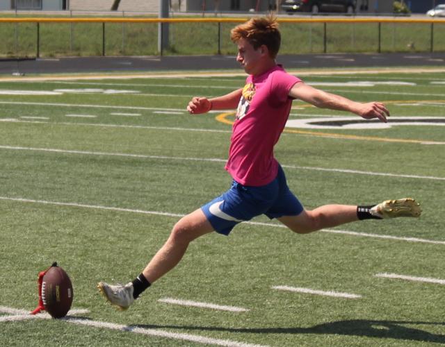Jesse Pladsen is working hard to make the team at Simpson