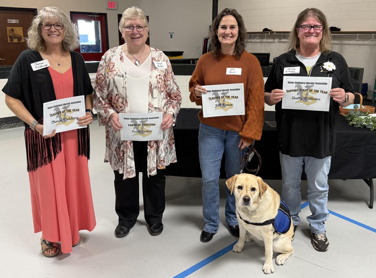 Article Thumbnail. Award Winners- Cherie Neblung, Carol Sexton, Jill Reeve, Armoni, and Shelly Flickinger-Williams