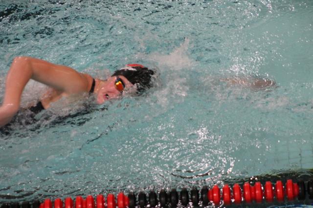 Clarissa Carolan swam 4 events resulting in 2 individual and 2 relay best times.