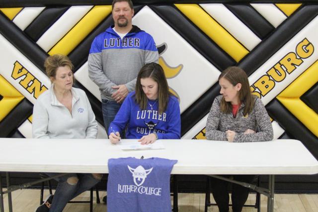 Maren Redlinger makes it official with Luther