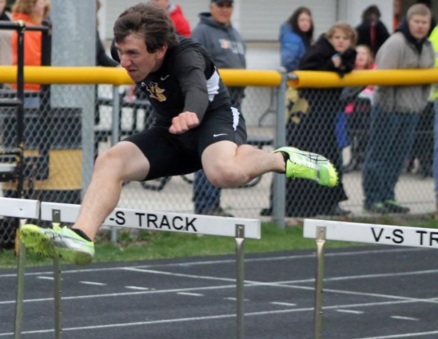 On to State: Senior hurdler Jacob Bunge is among many Viking qualifiers.