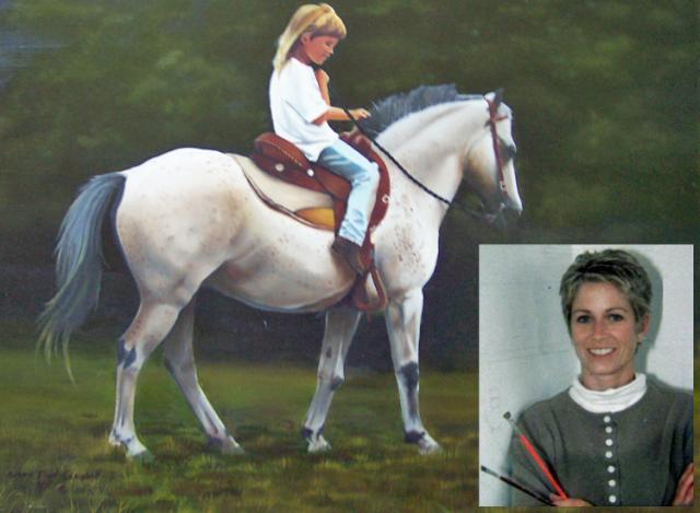 Barbara Floyd-Campbell has sold hundreds of paintings; her work will be seen at the Art Festival