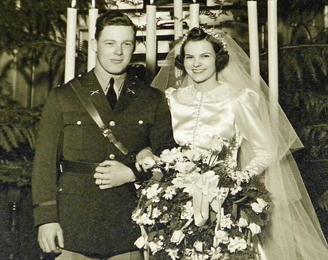 Jay and Susan Bolin's wedding, 2/7/1941.