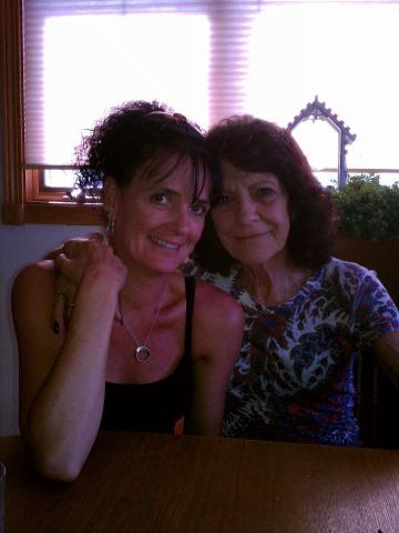 Jody Wood Nelson and her mom, Judy, in August of 2012.