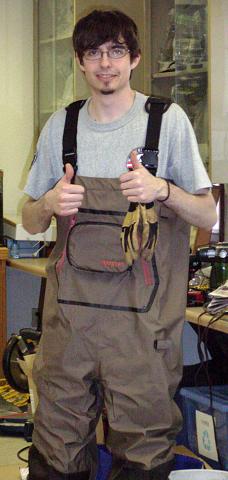 Joe Reilly of Oak 1, ready to go to work.