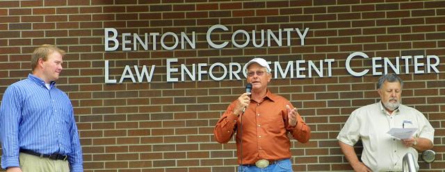 Supervisors Jason Sanders, Ron Buch and Dave Vermedahl have worked on the jail issue 3 years.
