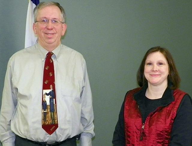 Brenda Barkdoll will replace business manager Larry Stroschein at school board meetings after May 1.