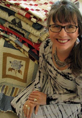 Quilter Sheri Lesh will speak at the FFA Museum in LPC, July 21.