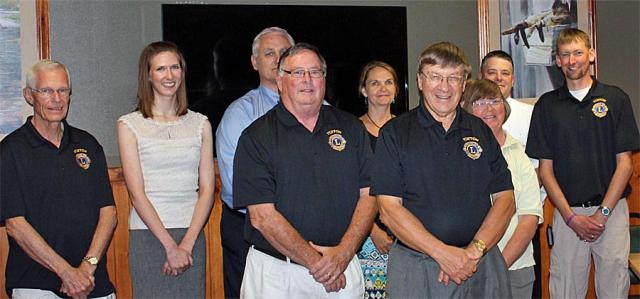 The Vinton Lions Club recently installed new officers.