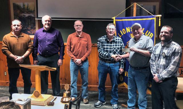 Vinton Lions Club raises $3,100 for EIHF, enough to send 6 Veterans to Washington D.C.