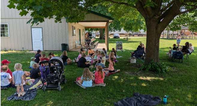Lunch with the Library on June 11 in the LPC City Park.