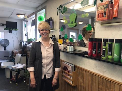 Mary Barkdoll owner of Clipper Corner celebrates 35 Years of business in her downtown location.