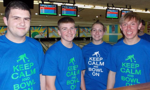 Vinton Vikings: Jared Gosse, Nick Stein, Alyssa Bunge and Cole Garwood; 6th place at State.