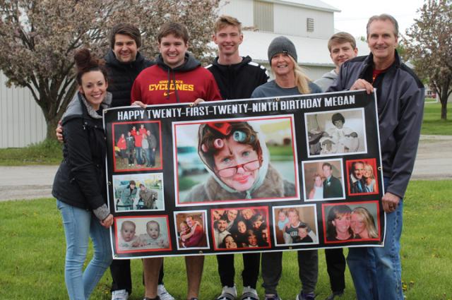 Amidst Covid-19 rules Megan Rickels celebrated her socially distant 21st 29th birthday