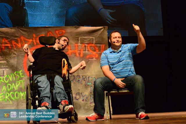 Mike Berkson and Tim Wambach will bring their 'Handicap This' comedy presentation to town April 26.