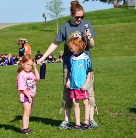 Mindy Burke speaks about her soccer team.