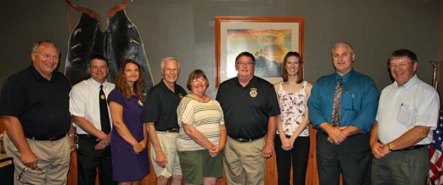 These Lion will serve as club officers for the coming year.